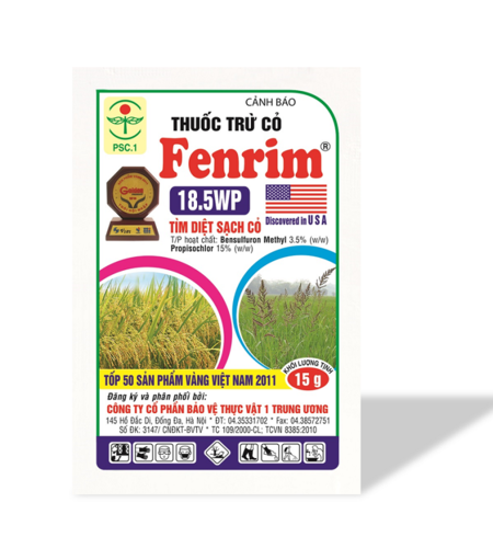 Fenrim 18.5WP (Cỏ lúa hậu nảy mầm)