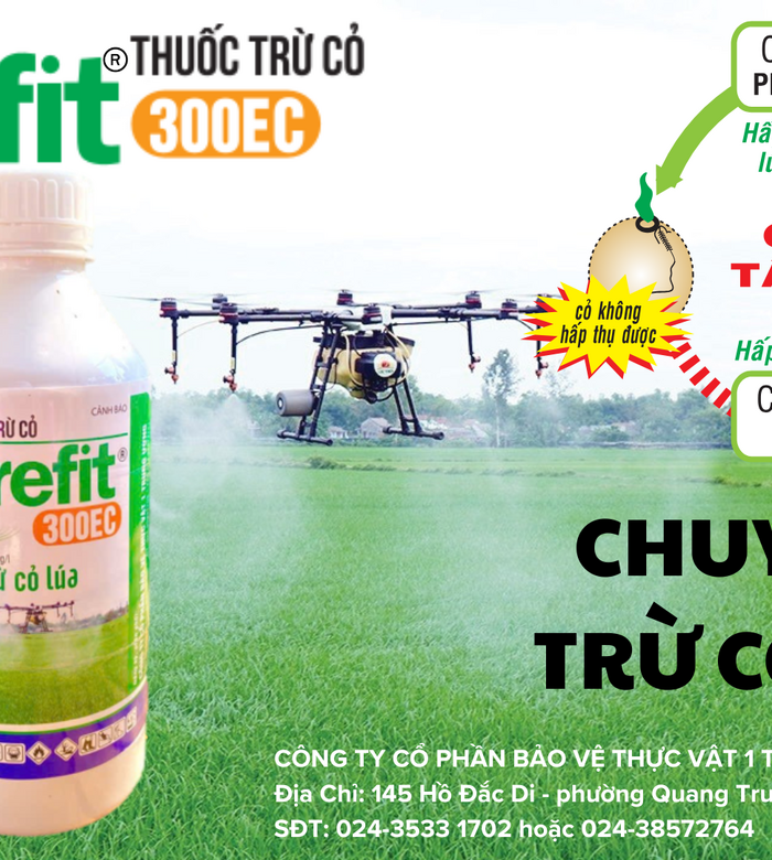 Prefit 300EC (Cỏ Lúa tiền nảy mầm)