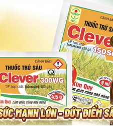 Clever 300WG; 150SC (Indoxacarb)