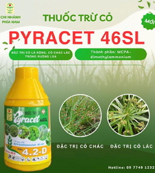 PYRACET 46SL (MCPA-dimethylammonium 46%) THUỐC CỎ LÚA HẬU NẢY MẦM